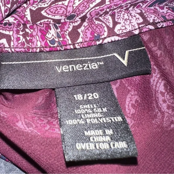 Y2K Silk Paisley Ruffle Top & Skirt Set - Picture 11 of 11